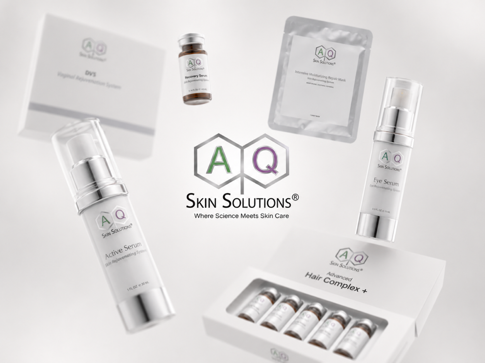 AQ Skin Solutions Title Card