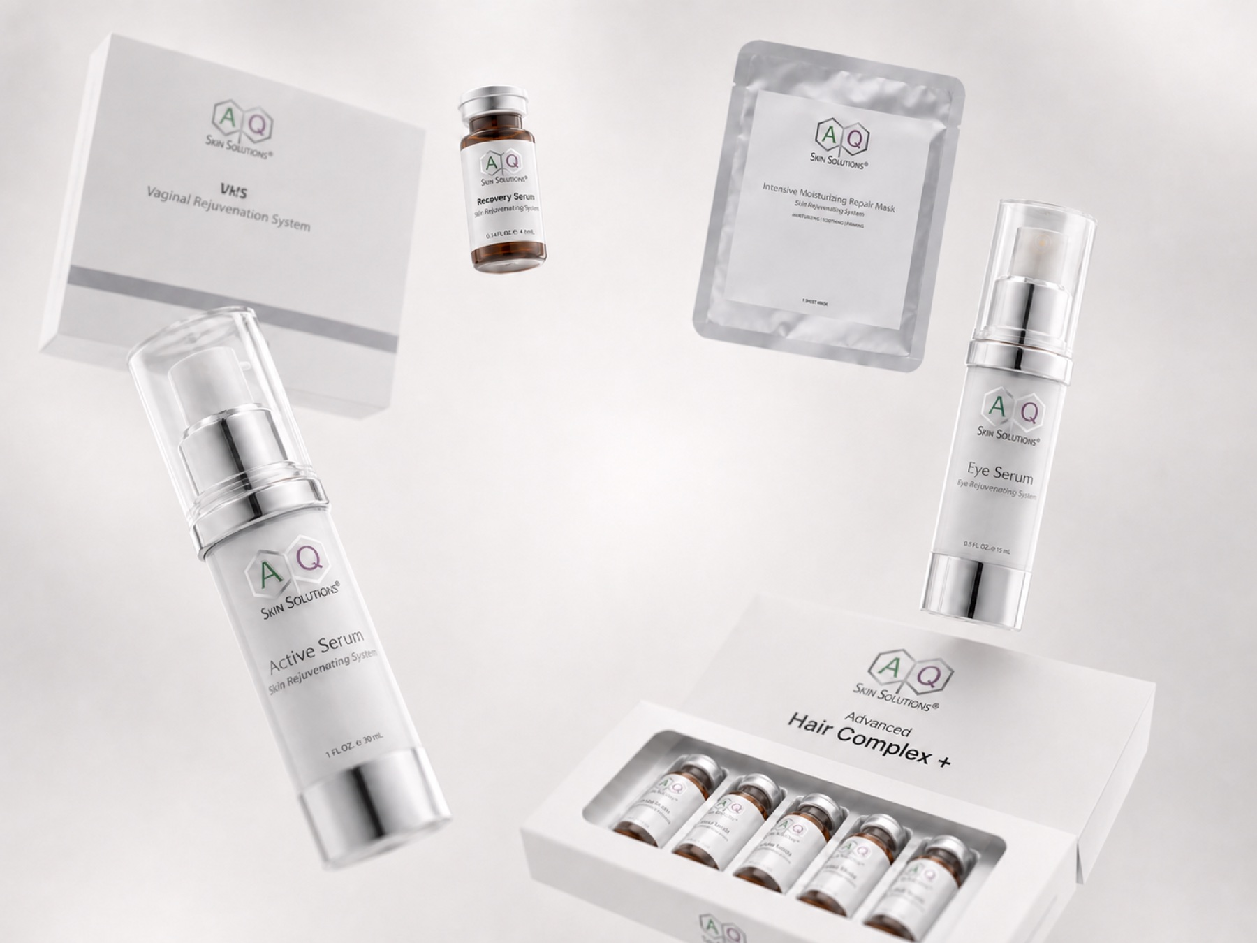 AQ Skin Solutions product editorial